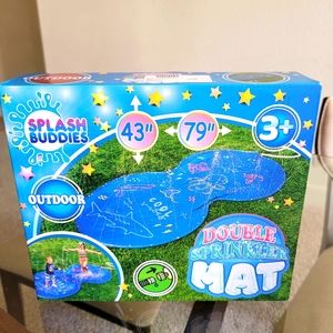 Splash buddies double sprinkler mat